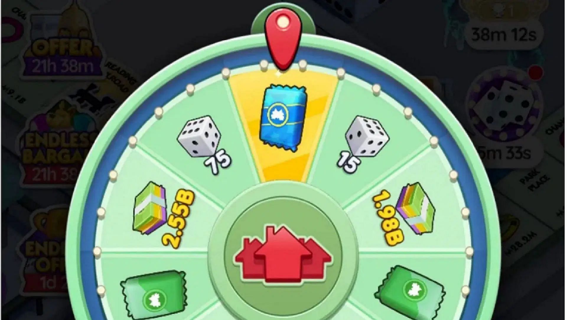 You can get an extra free spin during Wheel Boost event (Image via Scopely)